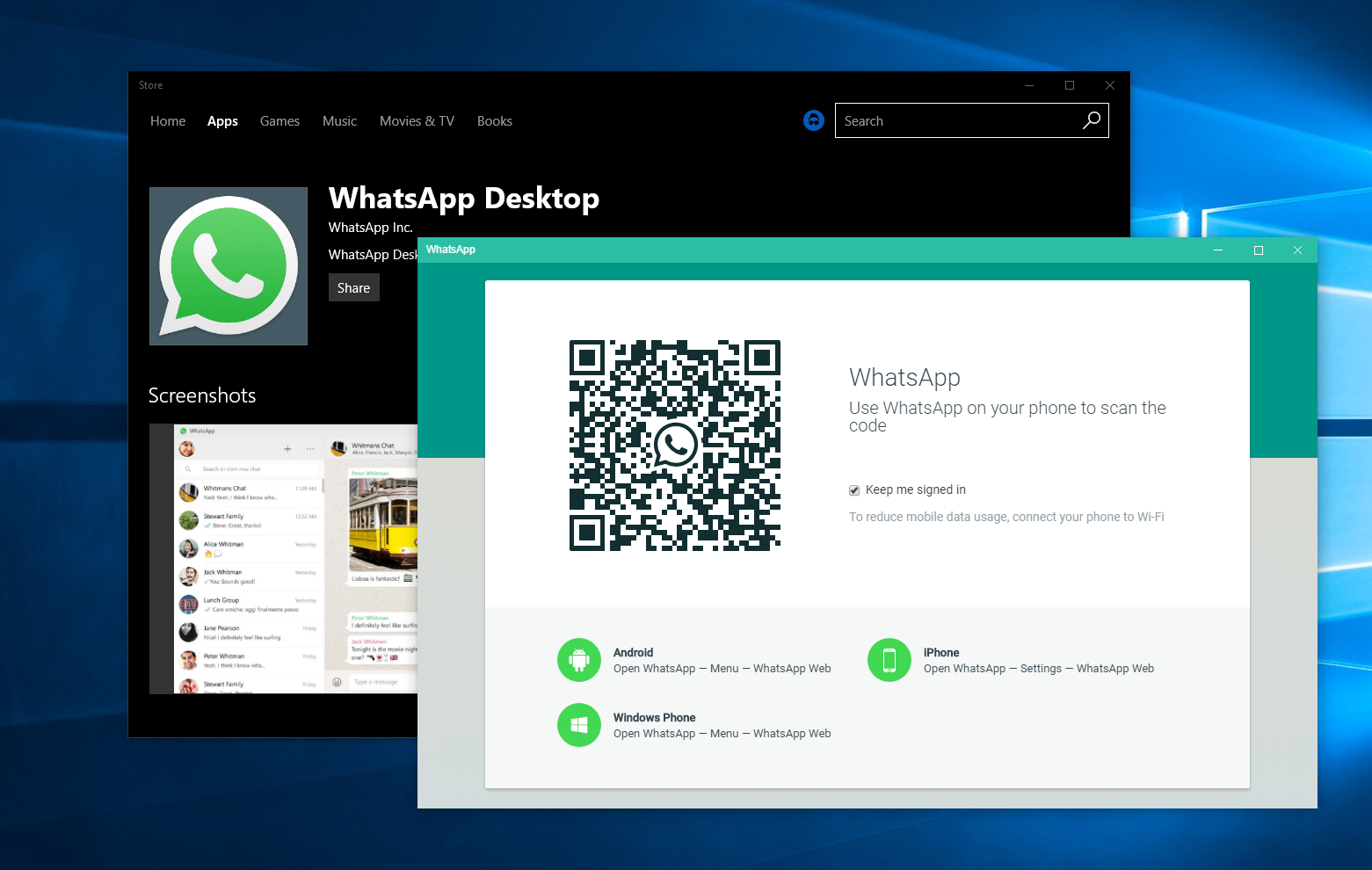 whatsapp Desktop Update