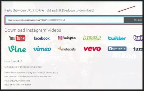Cara Download Video di Facebook dengan Dredown