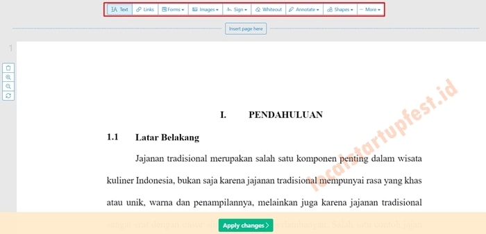 Cara Edit PDF Dengan sejda.com 3