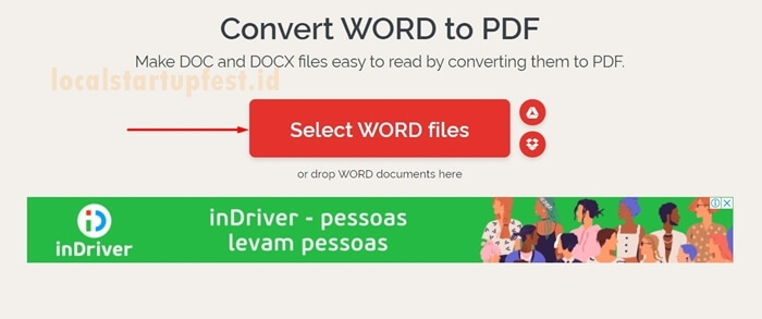 Mengubah Word Ke PDF online 12
