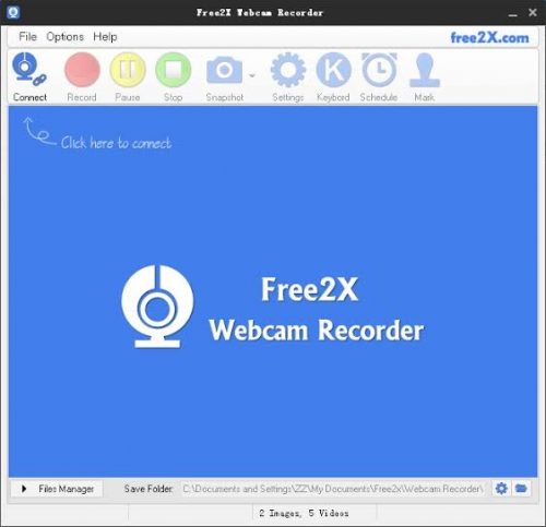 aplikasi kamera terbaik free2x webcam recorder