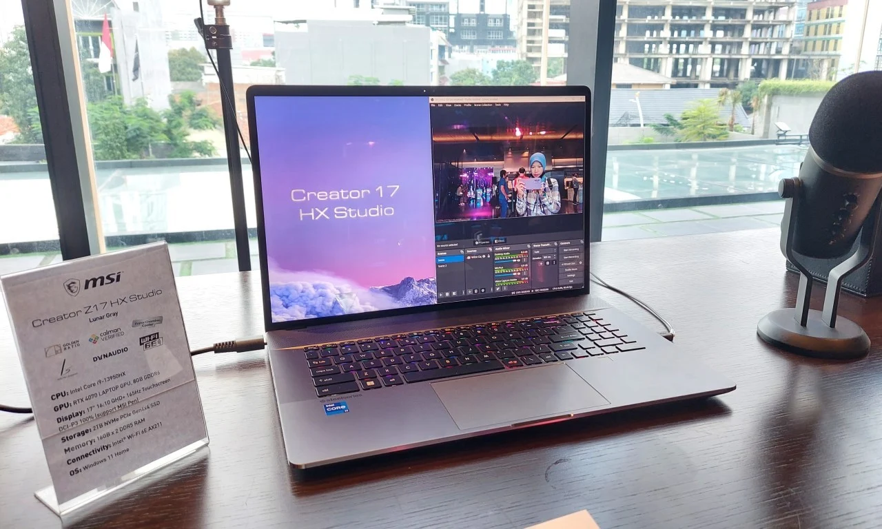 Laptop MSI Creator Z17HX: Monster untuk Video Editing 1 MSI Creator 17 HX Studio