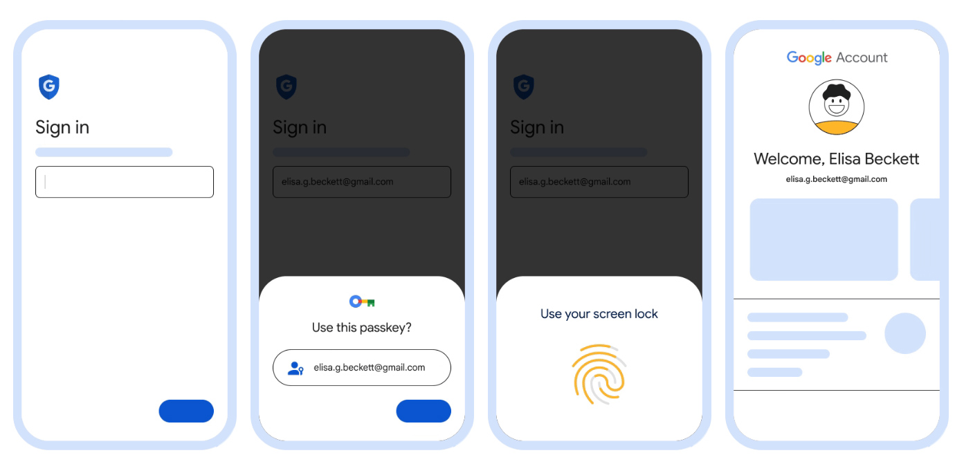 Google Mulai Mengenalkan Passkeys, Sebagai Cara Masuk yang Lebih Aman ke Aplikasi dan Situs Web 1 google passkey