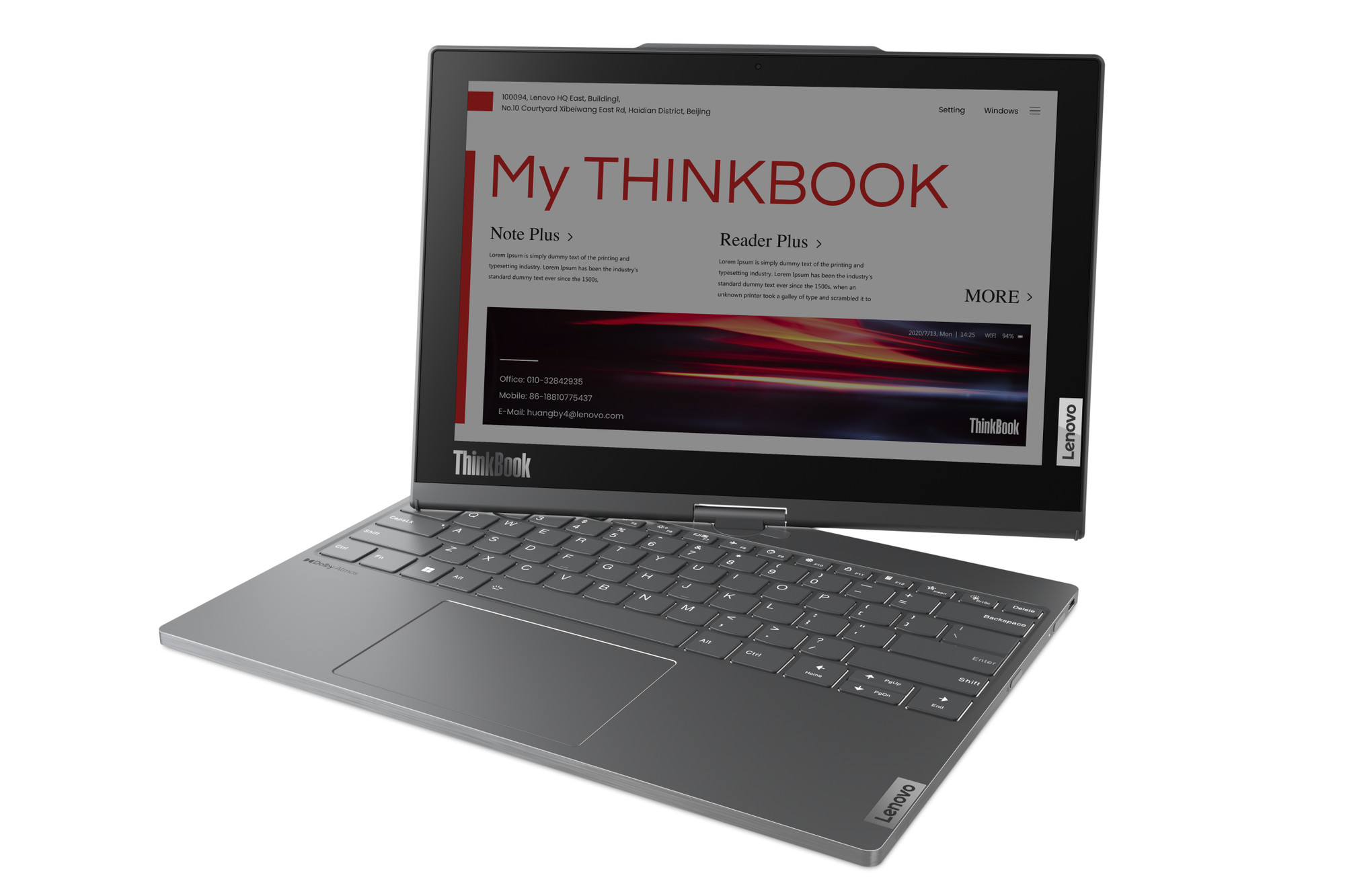 Lenovo ThinkBook Plus Gen 4: Laptop Dua Layar yang Menarik Perhatian, Tapi dengan Harga Tinggi 1 Lenovo ThinkBook Plus Gen 4