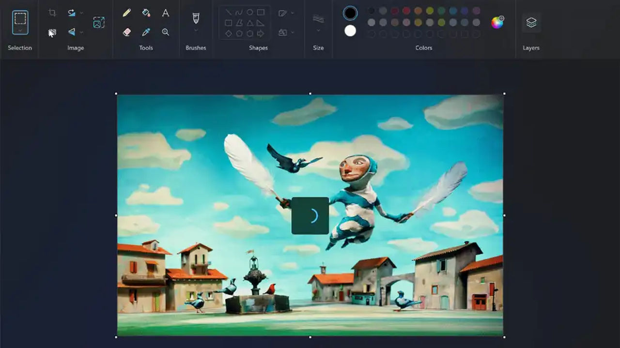 Microsoft Paint Menghadirkan Fitur Transparansi dan Layer ala Photoshop 1 Microsoft paint baru