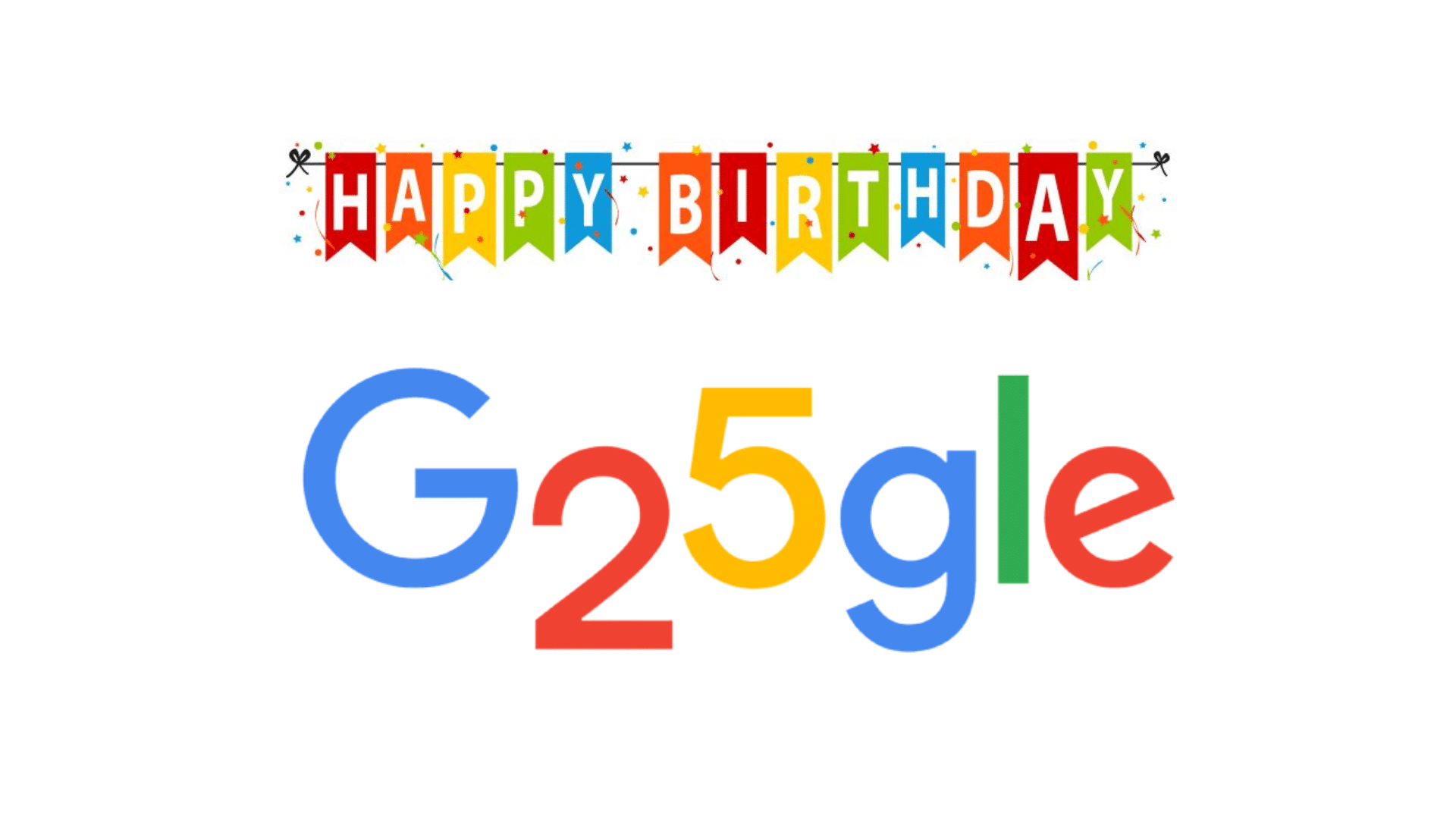 Ulah Tahun Google ke-25: Bagaimana Google Mengubah Dunia dalam Separuh Abad Terakhir 1 Ulang Tahun Google