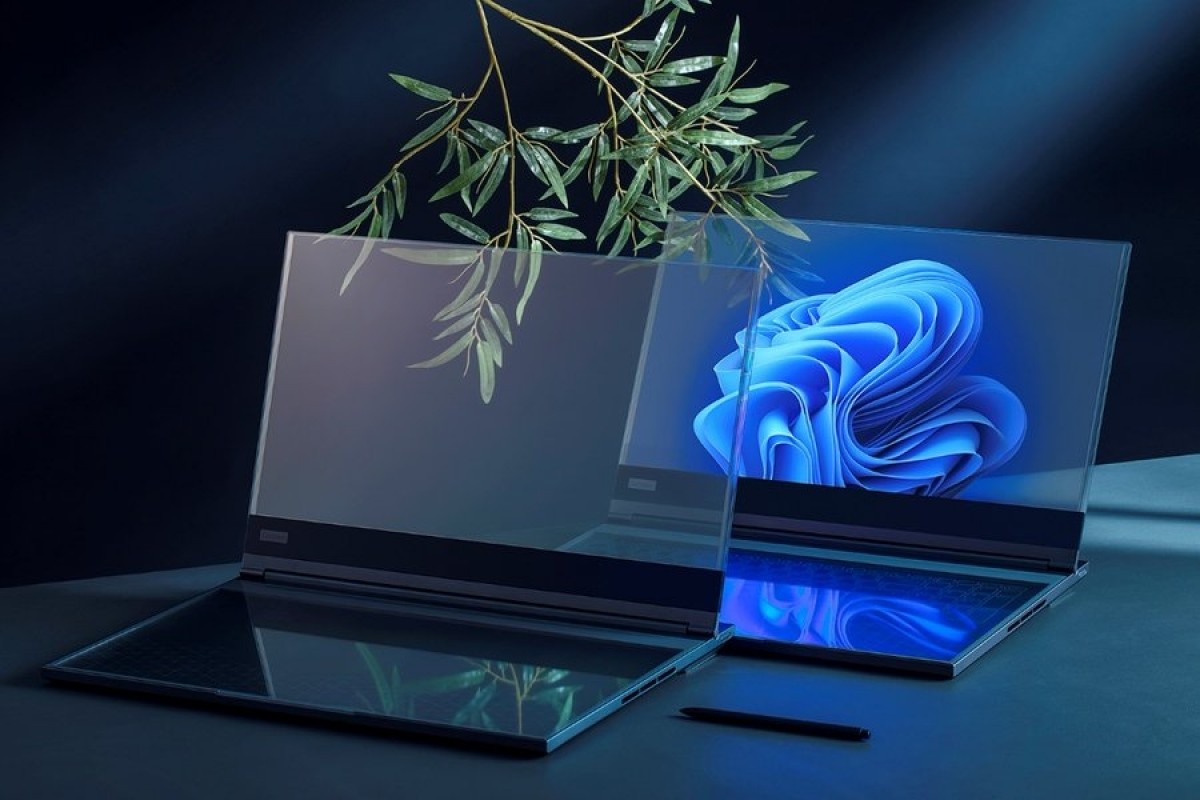Lenovo Merilis Konsep Laptop Transparan di MWC 2024 1 Laptop Transparan Lenovo
