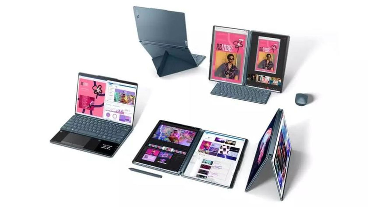 Lenovo Yoga Book 9: Laptop-Transformer dengan Dua Layar Sentuh 13.3 Inci 1 Lenovo Yoga Book 9