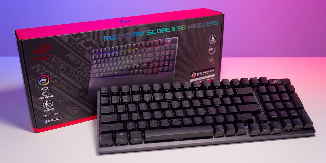 Review ASUS ROG Strix Scope II 96 Wireless: Performa Tinggi Bergaya Elegan untuk Gamer Serius 1 asus rog scope ii 96 keyboard review