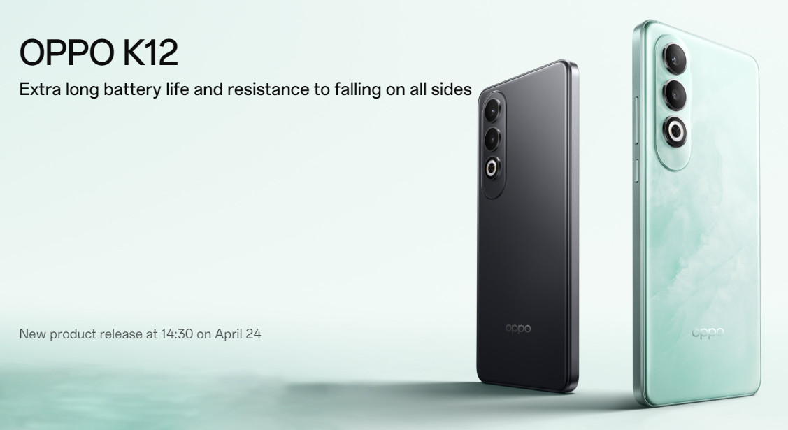 OPPO K12 Meluncur 24 April: Smartphone Terbaru dengan Layar AMOLED 120Hz, Chip Snapdragon 7 Gen 3, dan Kamera 50 MP 1 OPPO K12 launch date