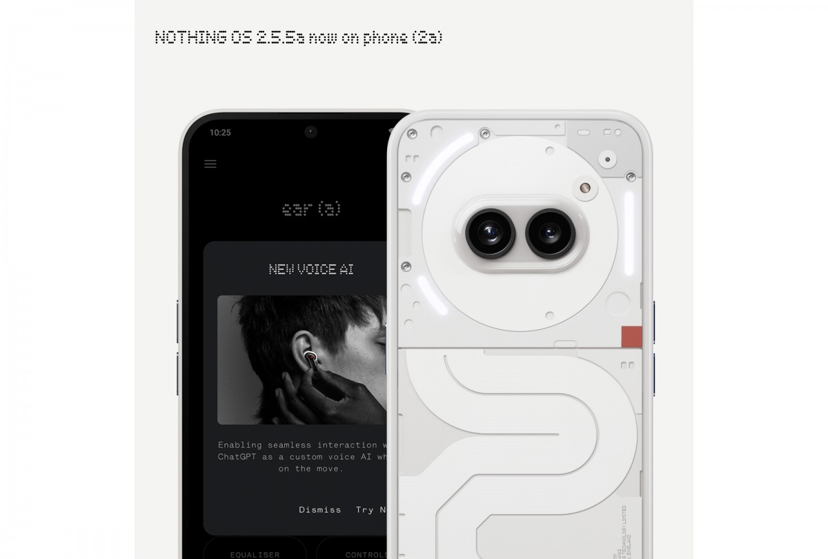 Pembaruan Nothing OS 2.5.5a Hadir untuk Nothing Phone (2a), Bawa Integrasi ChatGPT dan Peningkatan Kamera 1 Nothing OS 2.5.5a