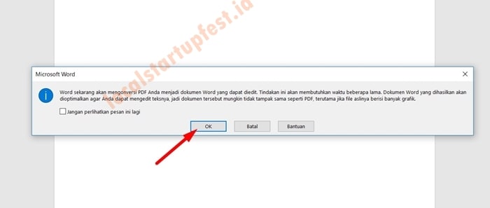 Cara Edit PDF di Microsoft Word 3