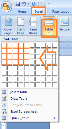 Cara Membuat Tabel Di Microsoft Word 2