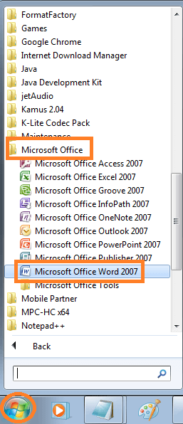 Cara Membuat Tabel Di Microsoft Word 2007