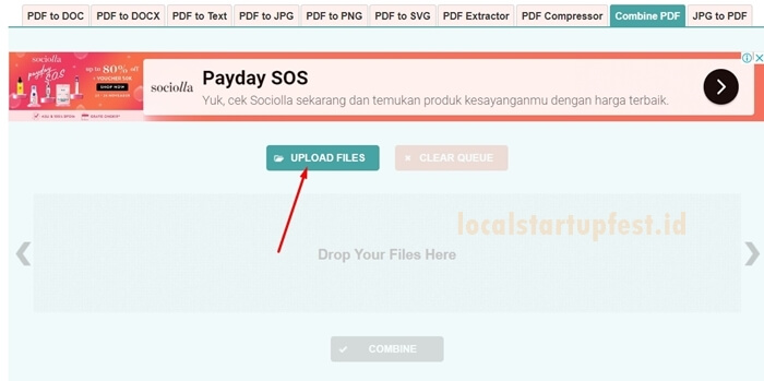 Cara Menggabungkan File PDF Online 11