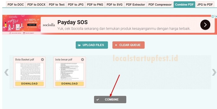 Cara Menggabungkan File PDF Online 12
