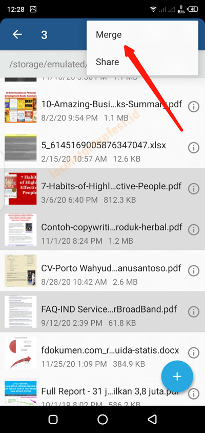 Cara Menggabungkan File PDF di HP 22