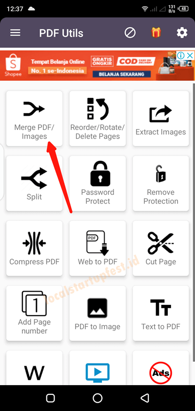 Cara Menggabungkan File PDF di HP 24