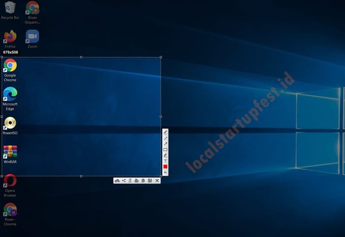 Cara Screenshot di Laptop dan PC dengan lightshot 8
