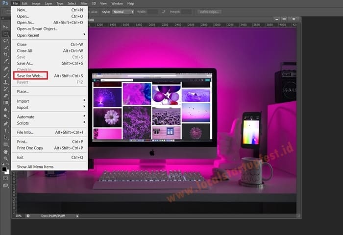 Cara mengecilkan ukuran foto dengan photoshop 2