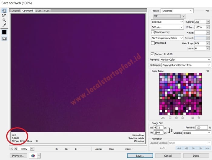 Cara mengecilkan ukuran gambar dengan photoshop 3
