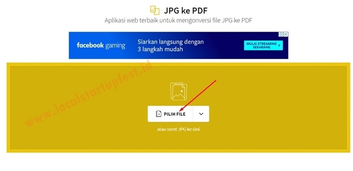 Mengubah JPG ke PDF Online 10