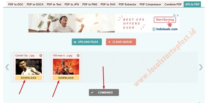Mengubah JPG ke PDF Online dengan jpg2pdf 14