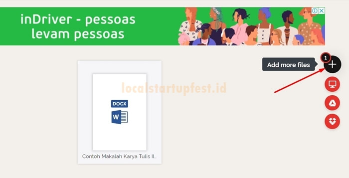 Mengubah Word Ke PDF online 13