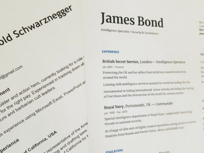 web template cv gratis
