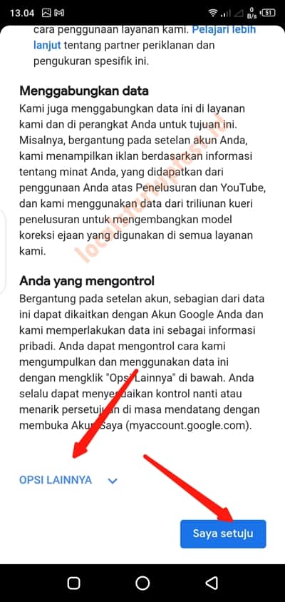 bikin acc gmail di hp 20