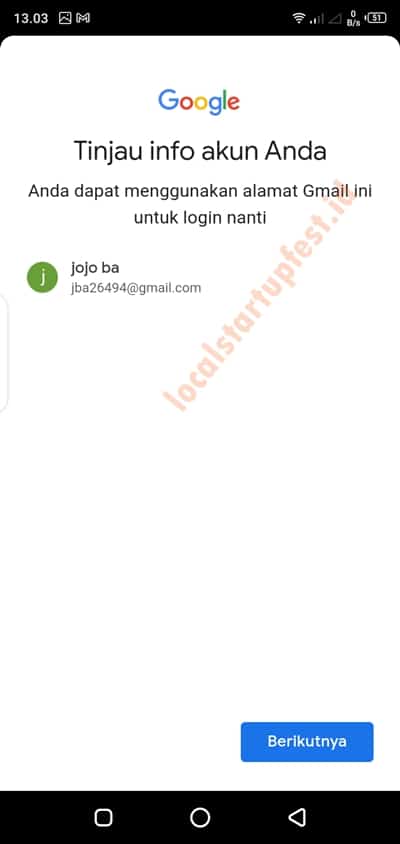 bikin gmail di hp 19