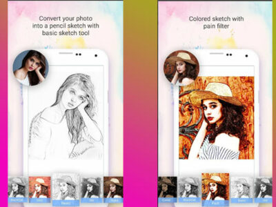 cara edit foto menjadi sketsa warna