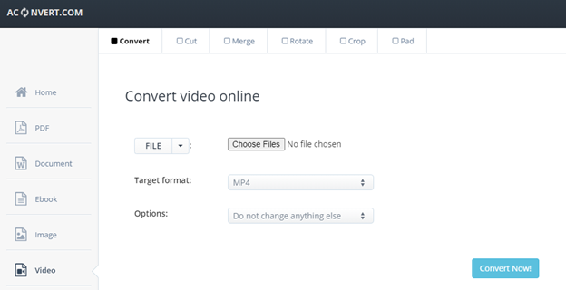 Cara Kompres Video Online Dan Situsnya 3 mengurangi ukuran video online dengan aconvert