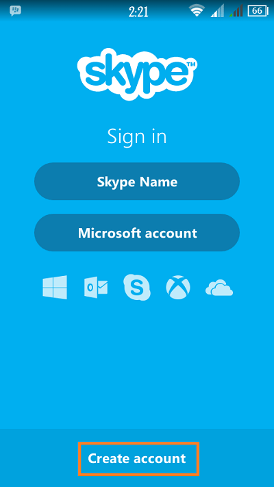 cara membuat akun skype di perangkat Android 1