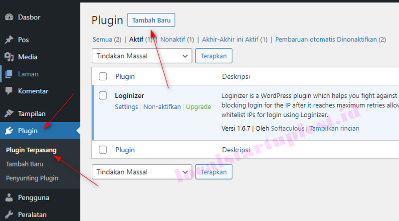 Cara membuat Website sendiri bagi pemula 13 cara install plugin di cms worpress