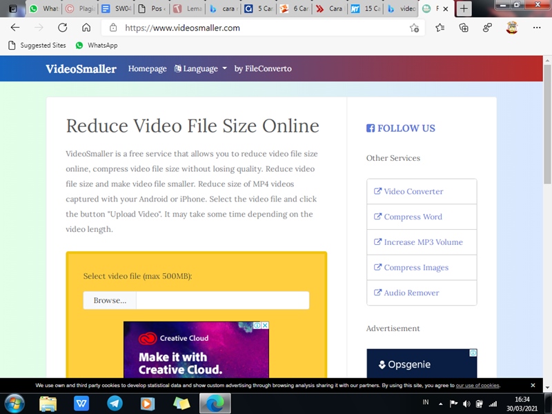 cara kompres video di laptop