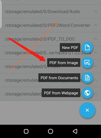 convert JPG Ke PDF di hp dengan xodo 20