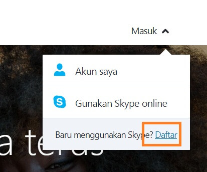 daftar skype di pc 1