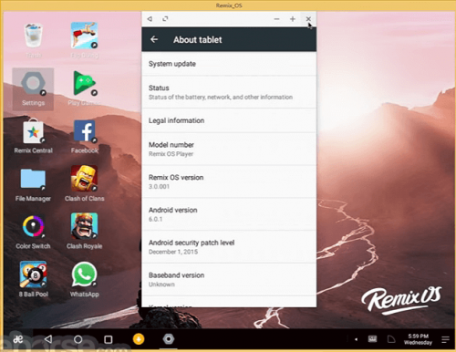 emulator android terbaik remix os player