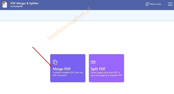 menggabungkan pdf dengan PDF Merger and splitter 6