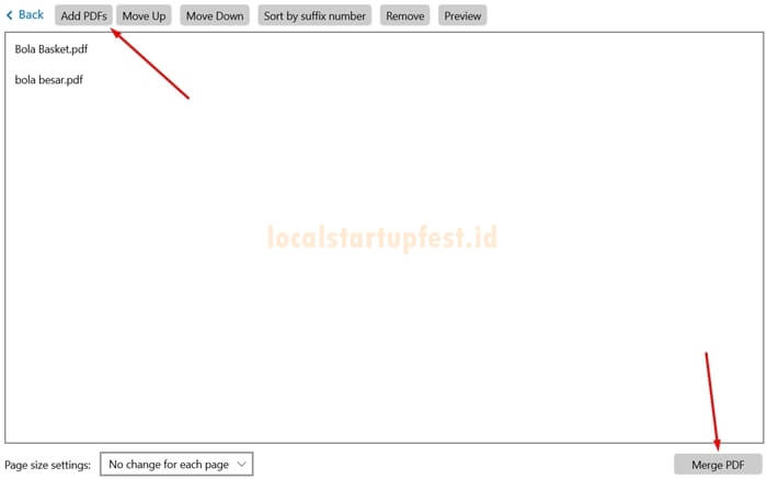 menggabungkan pdf dengan PDF Merger and splitter 7