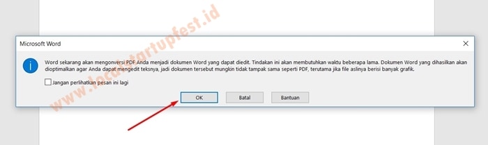 mengubah pdf ke word 2