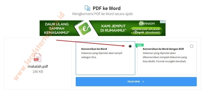 merubah pdf ke word dengan smallpdf 12