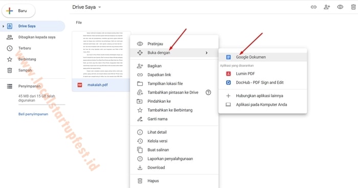 pdf ke word dengan google docs 5