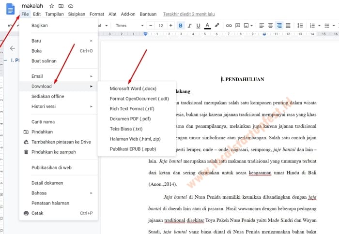 pdf ke word dengan google docs 6